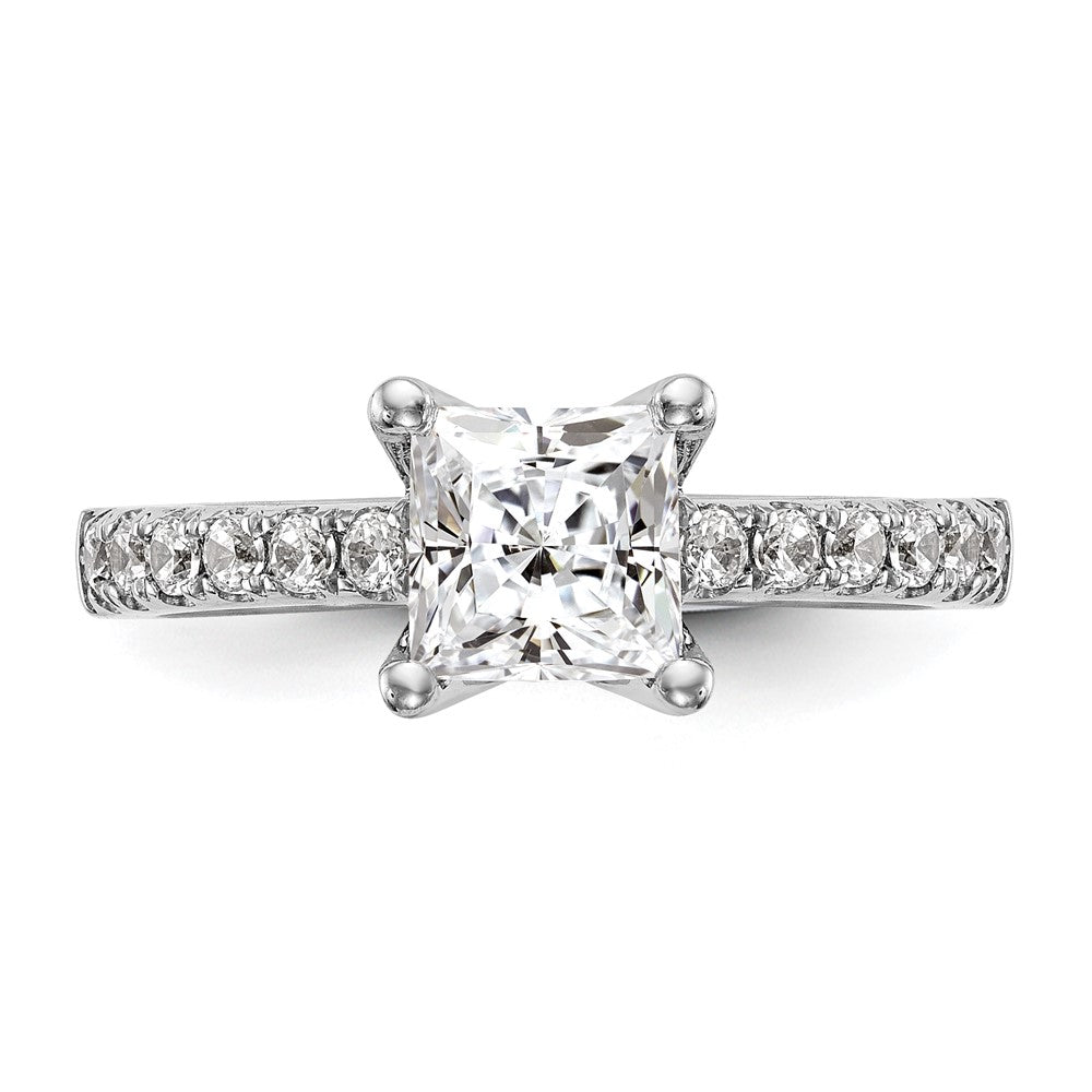 True Origin Lab Grown Diamond VS+ F+ Semi-Mount Princess Engagement Ring