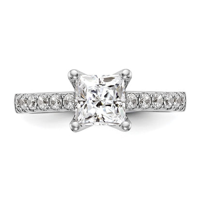 True Origin Lab Grown Diamond VS+ F+ Semi-Mount Princess Engagement Ring