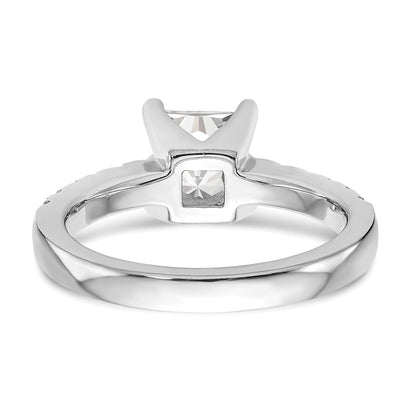 True Origin Lab Grown Diamond VS+ F+ Semi-Mount Princess Engagement Ring