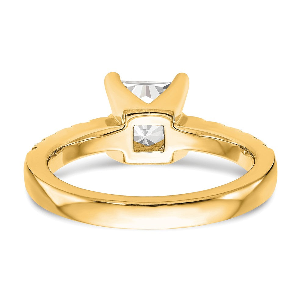 True Origin Lab Grown Diamond VS+ F+ Semi-Mount Princess Engagement Ring