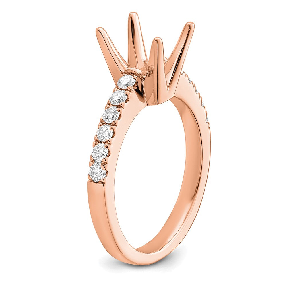 True Origin Lab Grown Diamond VS+ F+ Semi-Mount Princess Engagement Ring