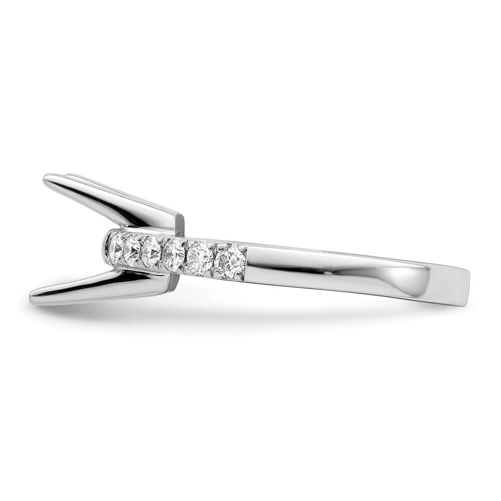 True Origin Lab Grown Diamond VS+ F+ Semi-Mount Princess Engagement Ring