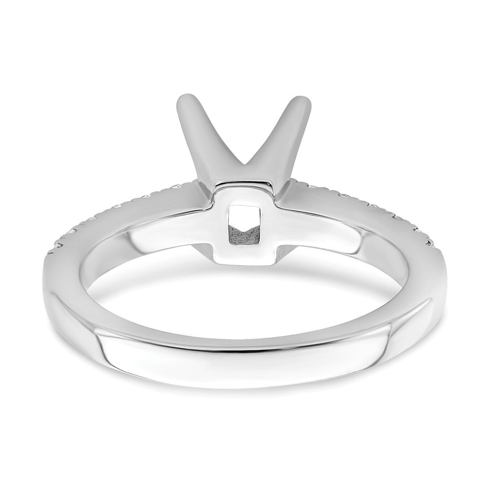 True Origin Lab Grown Diamond VS+ F+ Semi-Mount Princess Engagement Ring