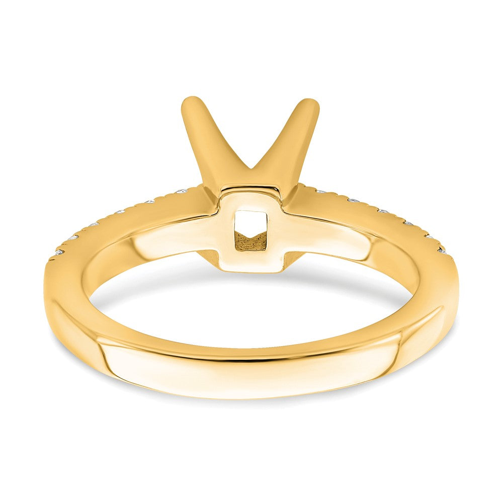 True Origin Lab Grown Diamond VS+ F+ Semi-Mount Princess Engagement Ring