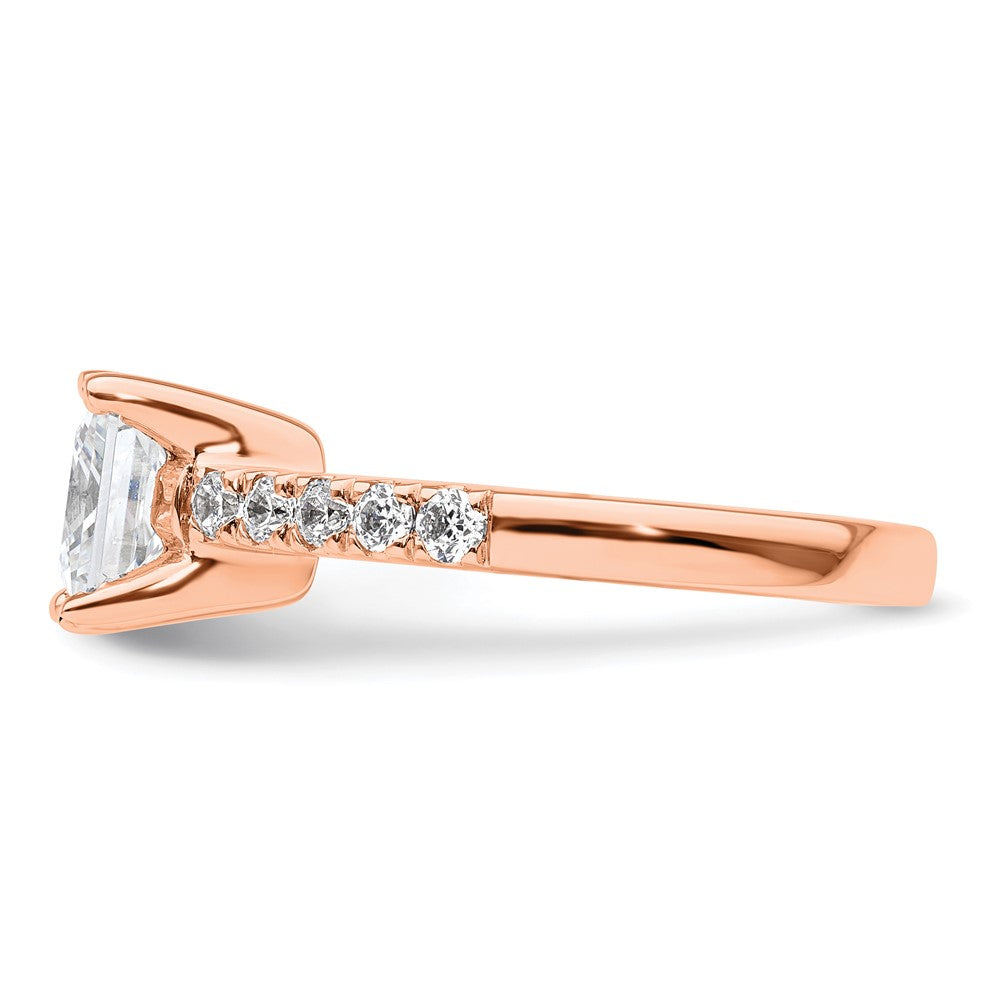True Origin Lab Grown Diamond VS+ F+ Semi-Mount Princess Engagement Ring