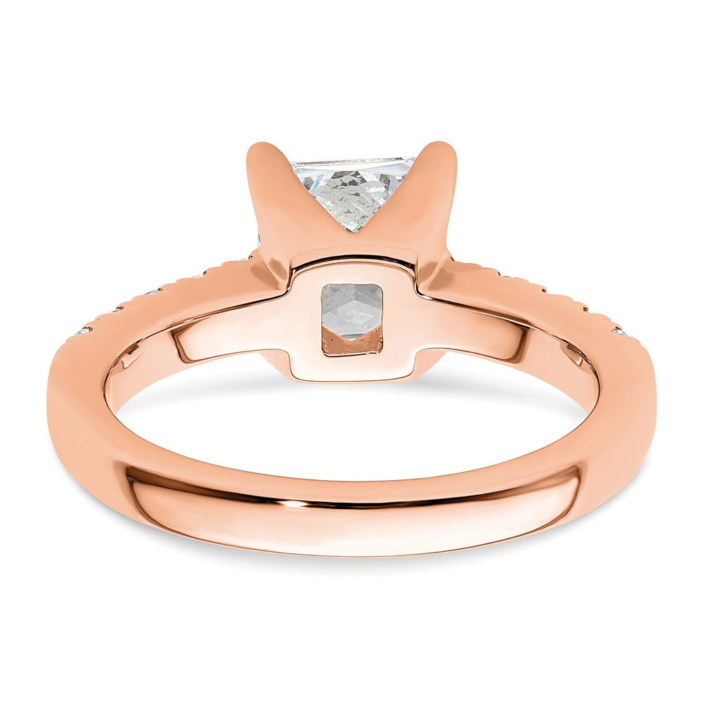 True Origin Lab Grown Diamond VS+ F+ Semi-Mount Princess Engagement Ring