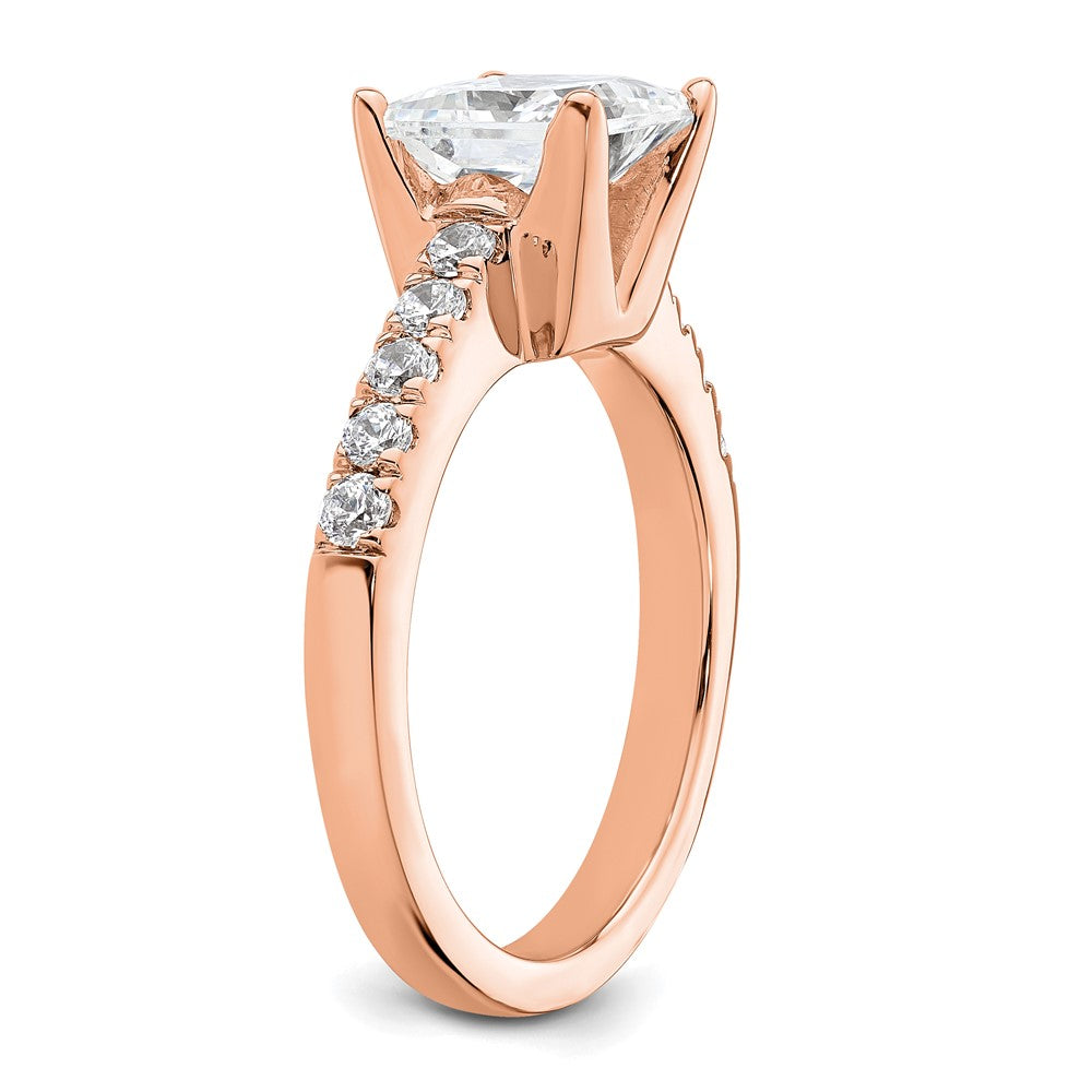 True Origin Lab Grown Diamond VS+ F+ Semi-Mount Princess Engagement Ring
