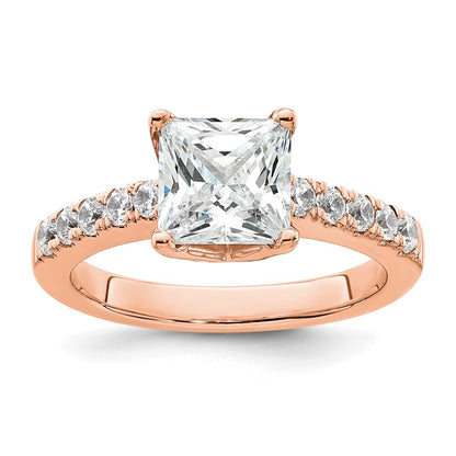 True Origin Lab Grown Diamond VS+ F+ Semi-Mount Princess Engagement Ring