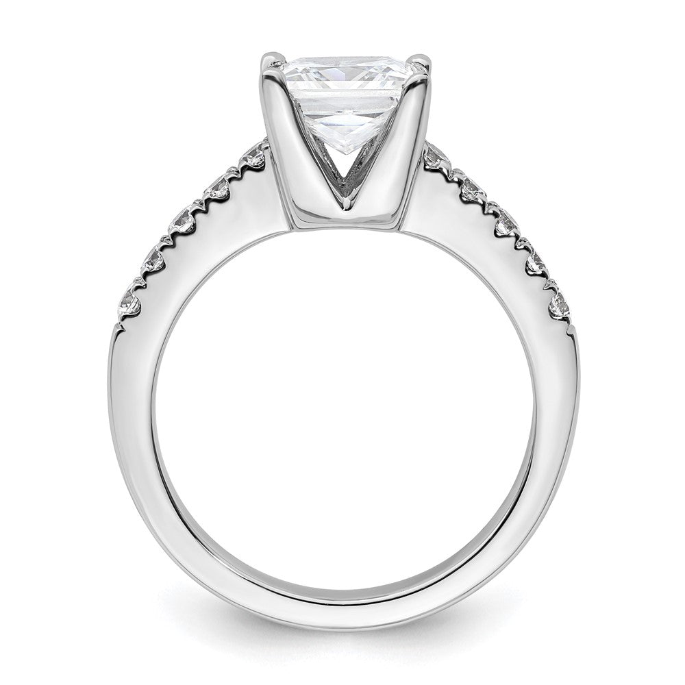 True Origin Lab Grown Diamond VS+ F+ Semi-Mount Princess Engagement Ring