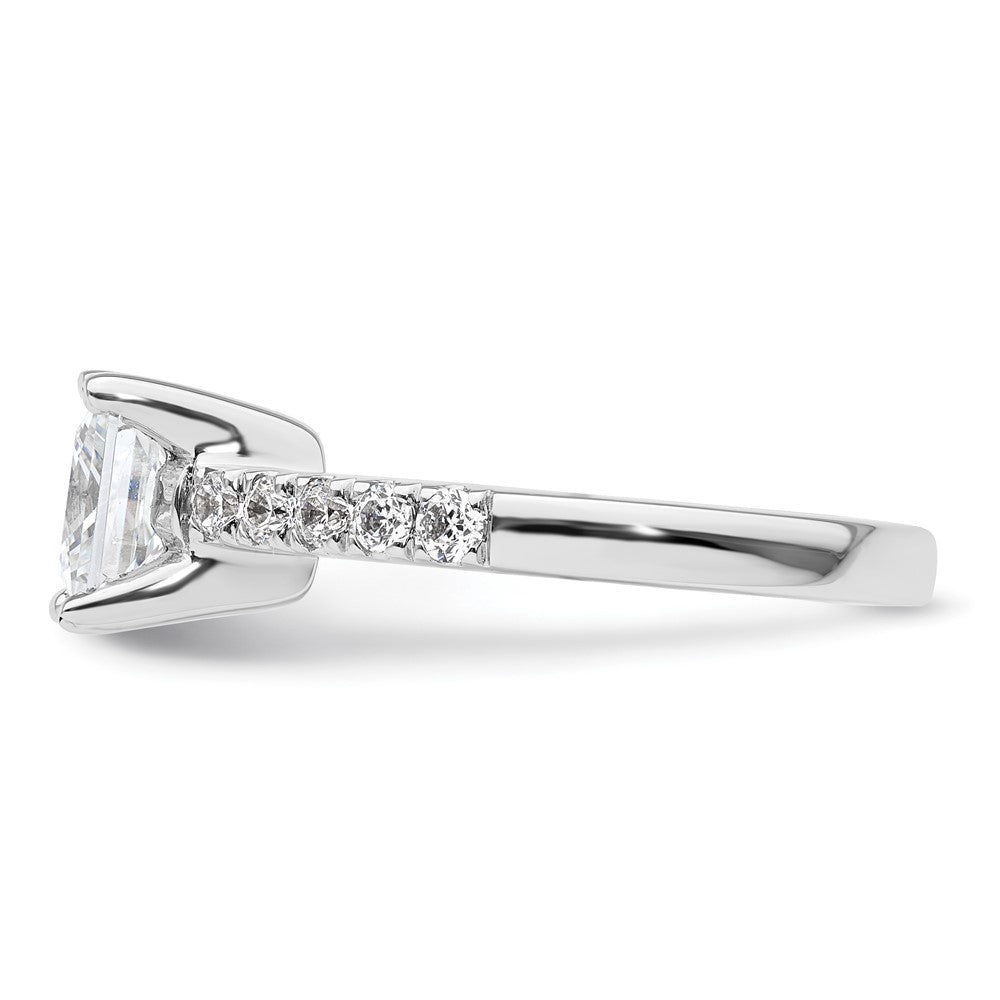 True Origin Lab Grown Diamond VS+ F+ Semi-Mount Princess Engagement Ring