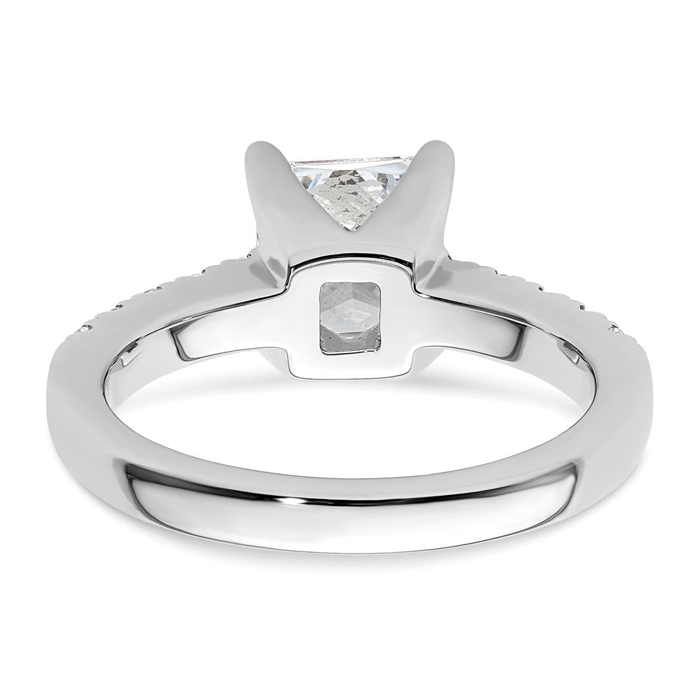 True Origin Lab Grown Diamond VS+ F+ Semi-Mount Princess Engagement Ring