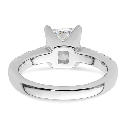 True Origin Lab Grown Diamond VS+ F+ Semi-Mount Princess Engagement Ring