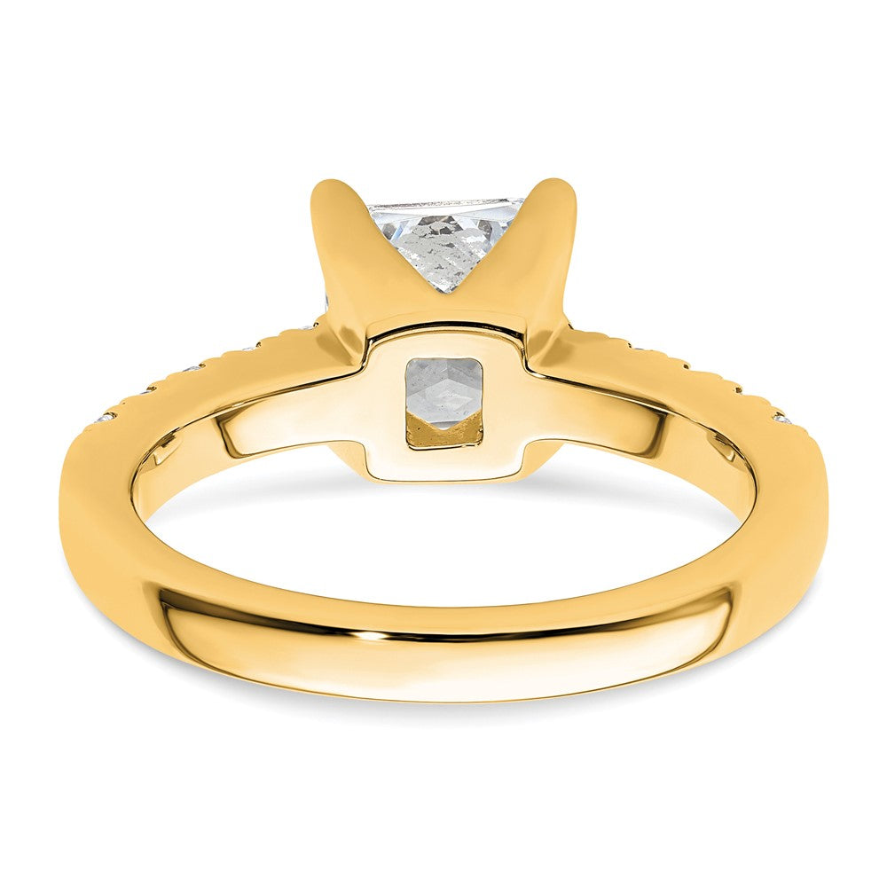 True Origin Lab Grown Diamond VS+ F+ Semi-Mount Princess Engagement Ring