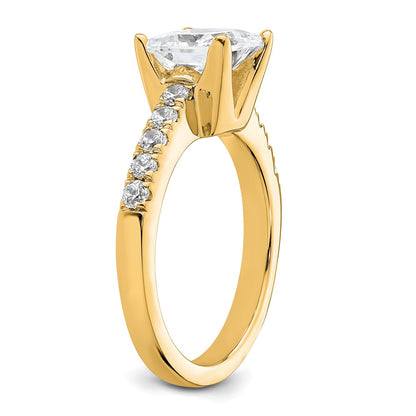 True Origin Lab Grown Diamond VS+ F+ Semi-Mount Princess Engagement Ring
