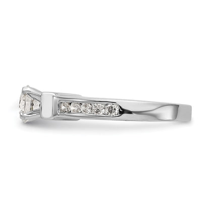 True Origin Lab Grown Diamond VS+ F+ Semi-Mount Peg Set Engagement Ring