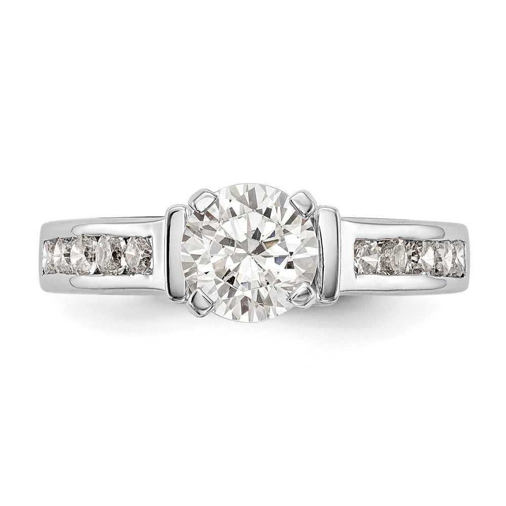 True Origin Lab Grown Diamond VS+ F+ Semi-Mount Peg Set Engagement Ring