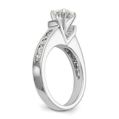 True Origin Lab Grown Diamond VS+ F+ Semi-Mount Peg Set Engagement Ring