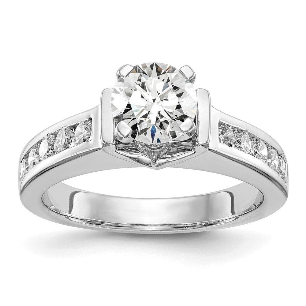 True Origin Lab Grown Diamond VS+ F+ Semi-Mount Peg Set Engagement Ring