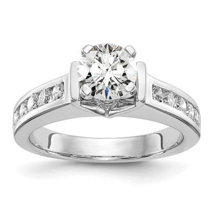 True Origin Lab Grown Diamond VS+ F+ Semi-Mount Peg Set Engagement Ring