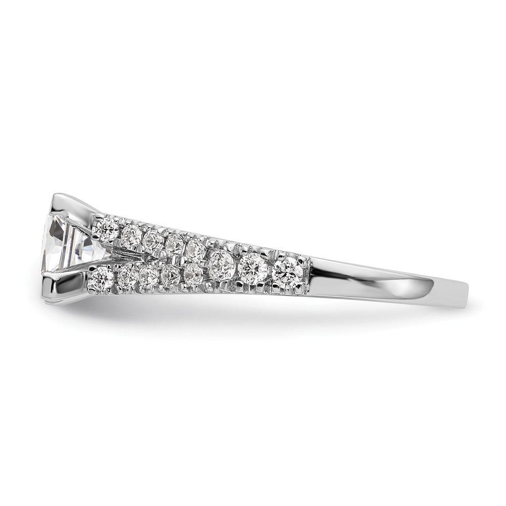 True Origin Lab Grown Diamond VS+ F+ Semi-Mount Peg Set Engagement Ring