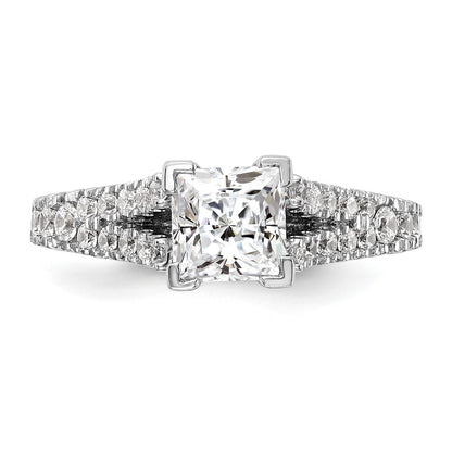 True Origin Lab Grown Diamond VS+ F+ Semi-Mount Peg Set Engagement Ring