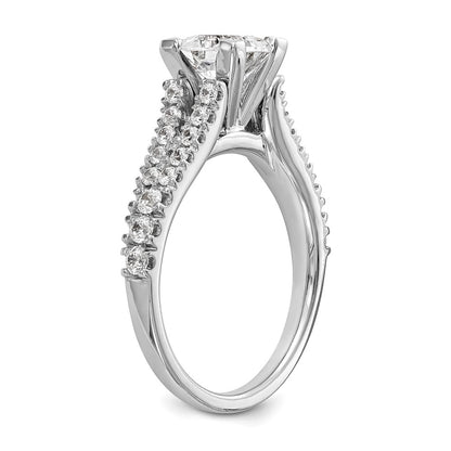 True Origin Lab Grown Diamond VS+ F+ Semi-Mount Peg Set Engagement Ring