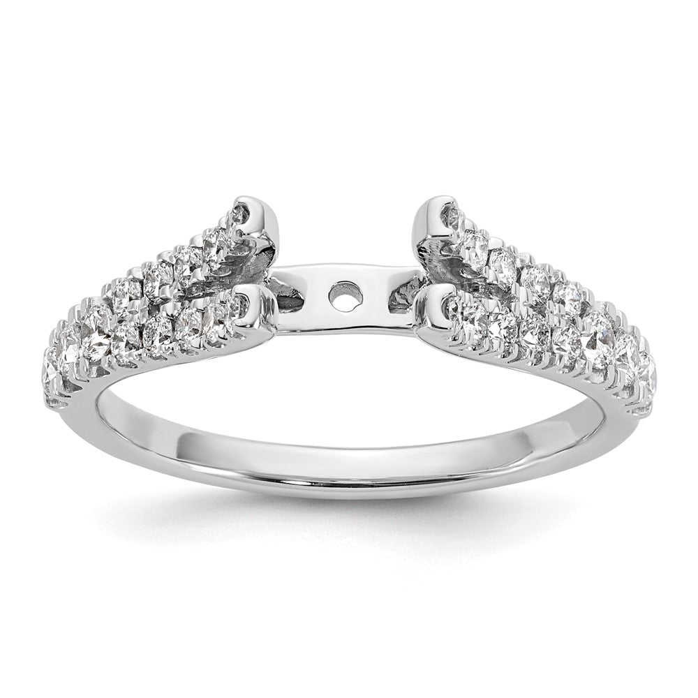 True Origin Lab Grown Diamond VS+ F+ Semi-Mount Peg Set Engagement Ring