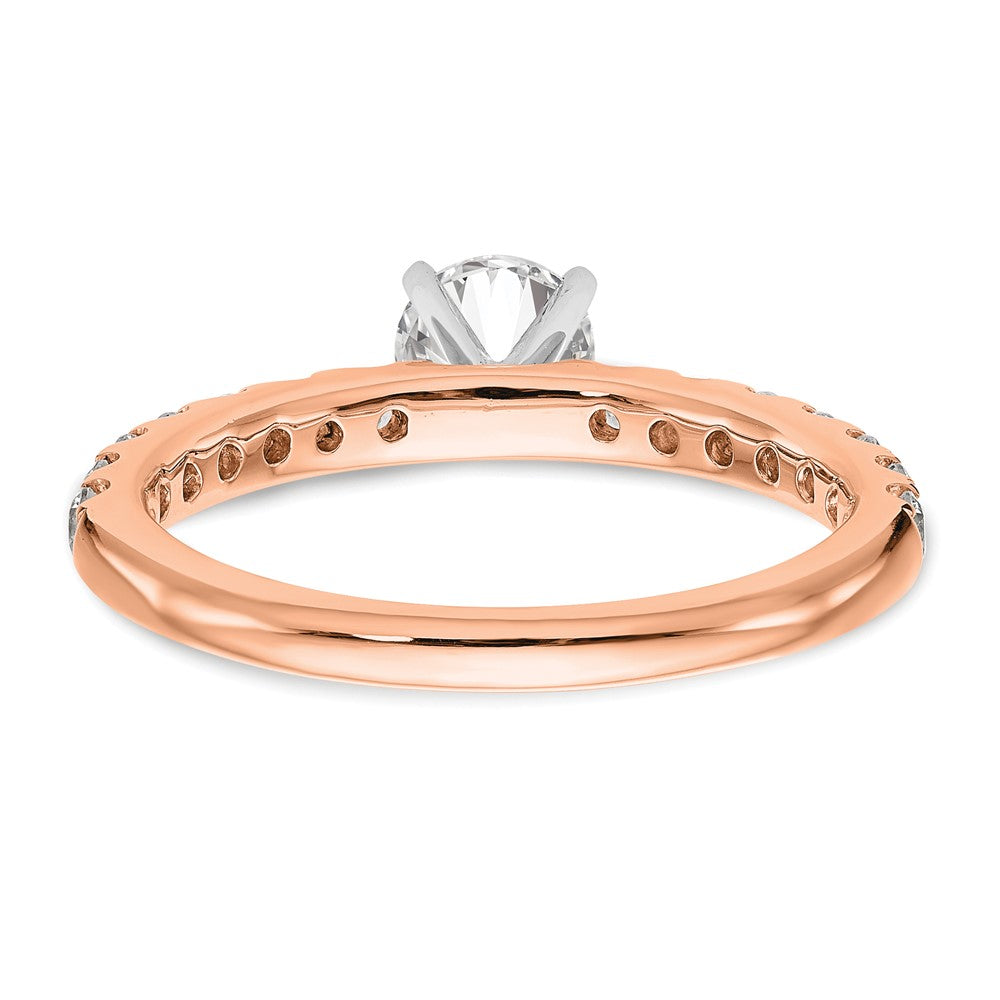 True Origin Lab Grown Diamond VS+ F+ Semi-Mount Peg Set Engagement Ring
