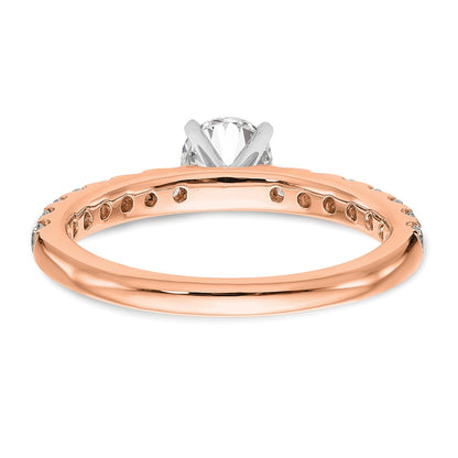 True Origin Lab Grown Diamond VS+ F+ Semi-Mount Peg Set Engagement Ring