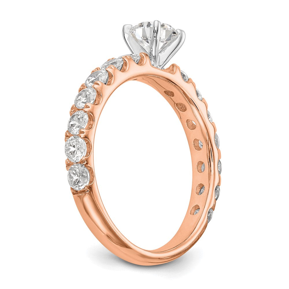 True Origin Lab Grown Diamond VS+ F+ Semi-Mount Peg Set Engagement Ring