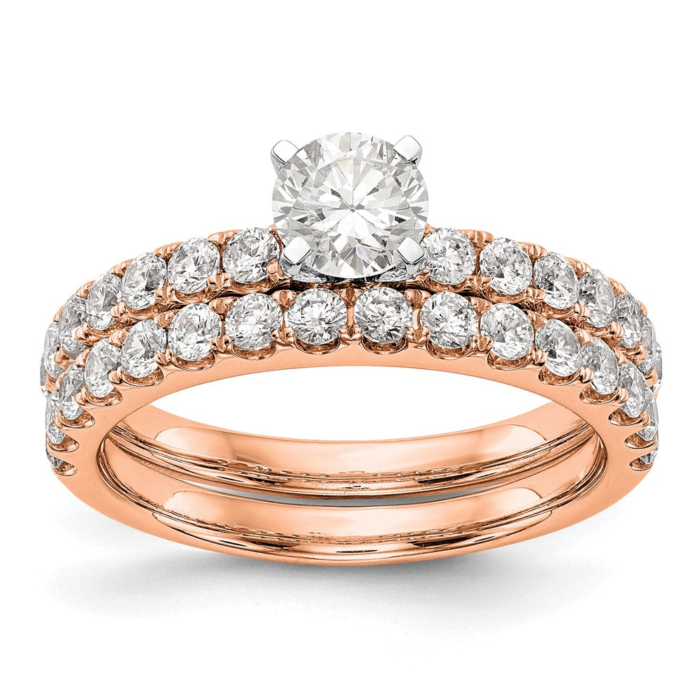 True Origin Lab Grown Diamond VS+ F+ Semi-Mount Peg Set Engagement Ring