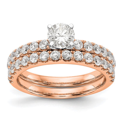 True Origin Lab Grown Diamond VS+ F+ Semi-Mount Peg Set Engagement Ring