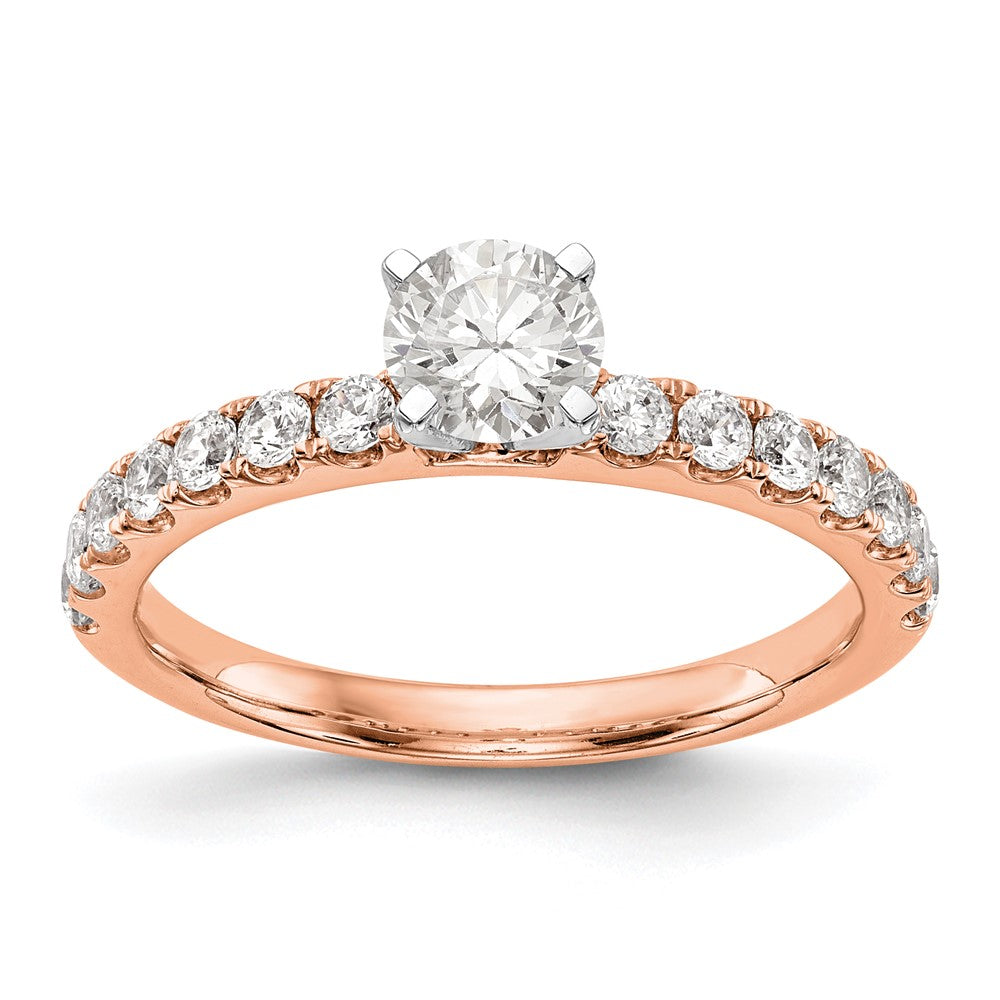 True Origin Lab Grown Diamond VS+ F+ Semi-Mount Peg Set Engagement Ring