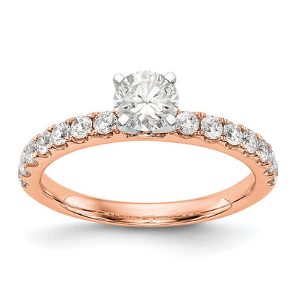 True Origin Lab Grown Diamond VS+ F+ Semi-Mount Peg Set Engagement Ring