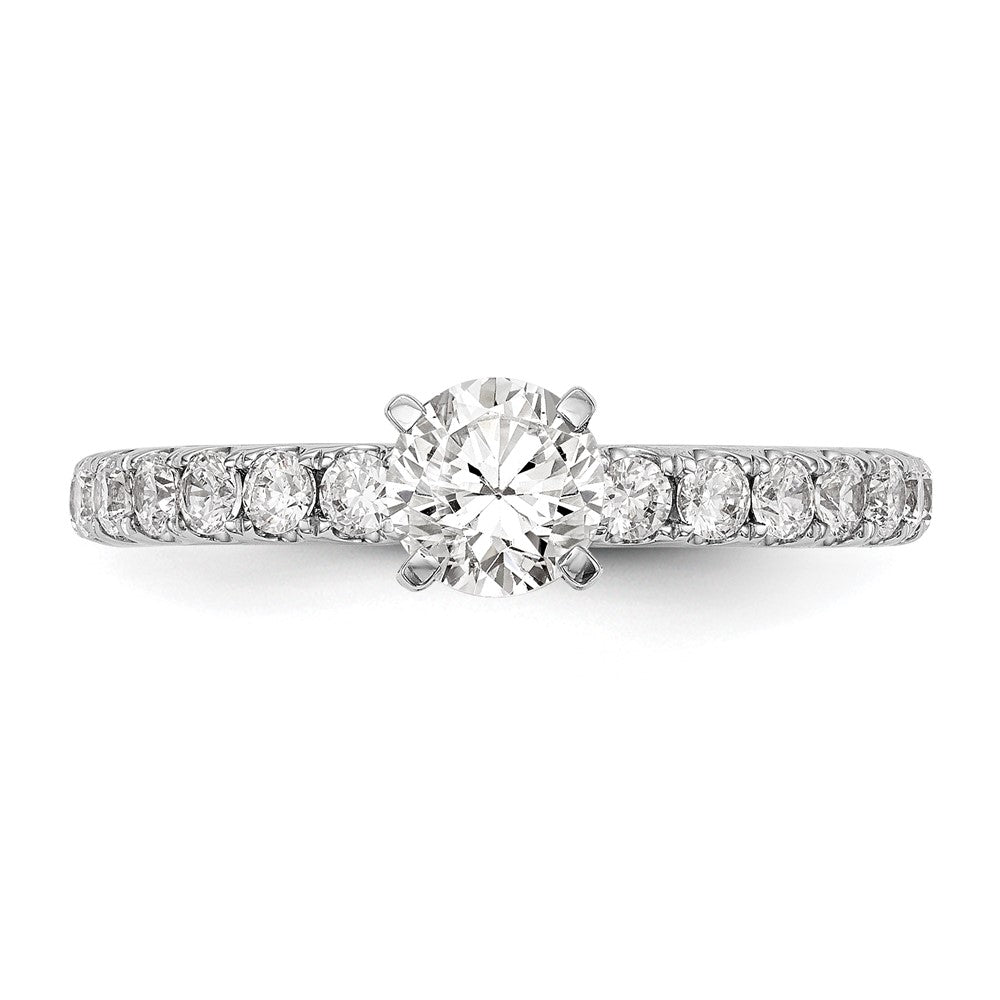 True Origin Lab Grown Diamond VS+ F+ Semi-Mount Peg Set Engagement Ring