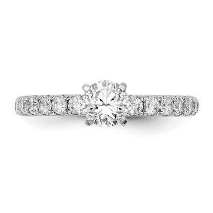 True Origin Lab Grown Diamond VS+ F+ Semi-Mount Peg Set Engagement Ring
