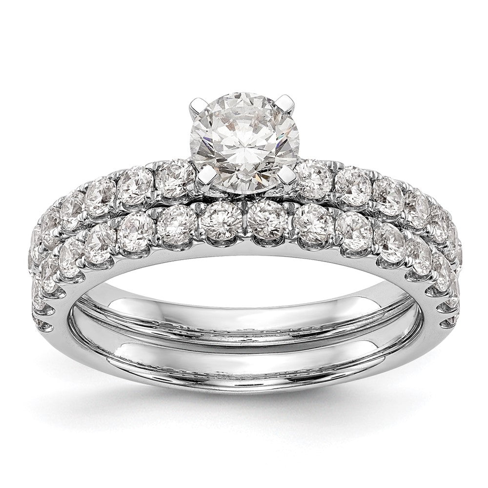 True Origin Lab Grown Diamond VS+ F+ Semi-Mount Peg Set Engagement Ring