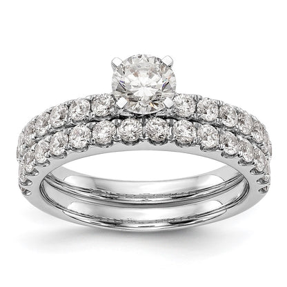 True Origin Lab Grown Diamond VS+ F+ Semi-Mount Peg Set Engagement Ring