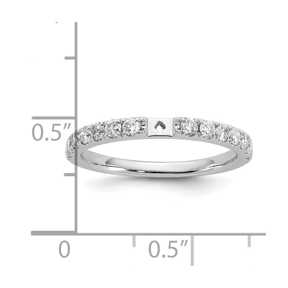 True Origin Lab Grown Diamond VS+ F+ Semi-Mount Peg Set Engagement Ring