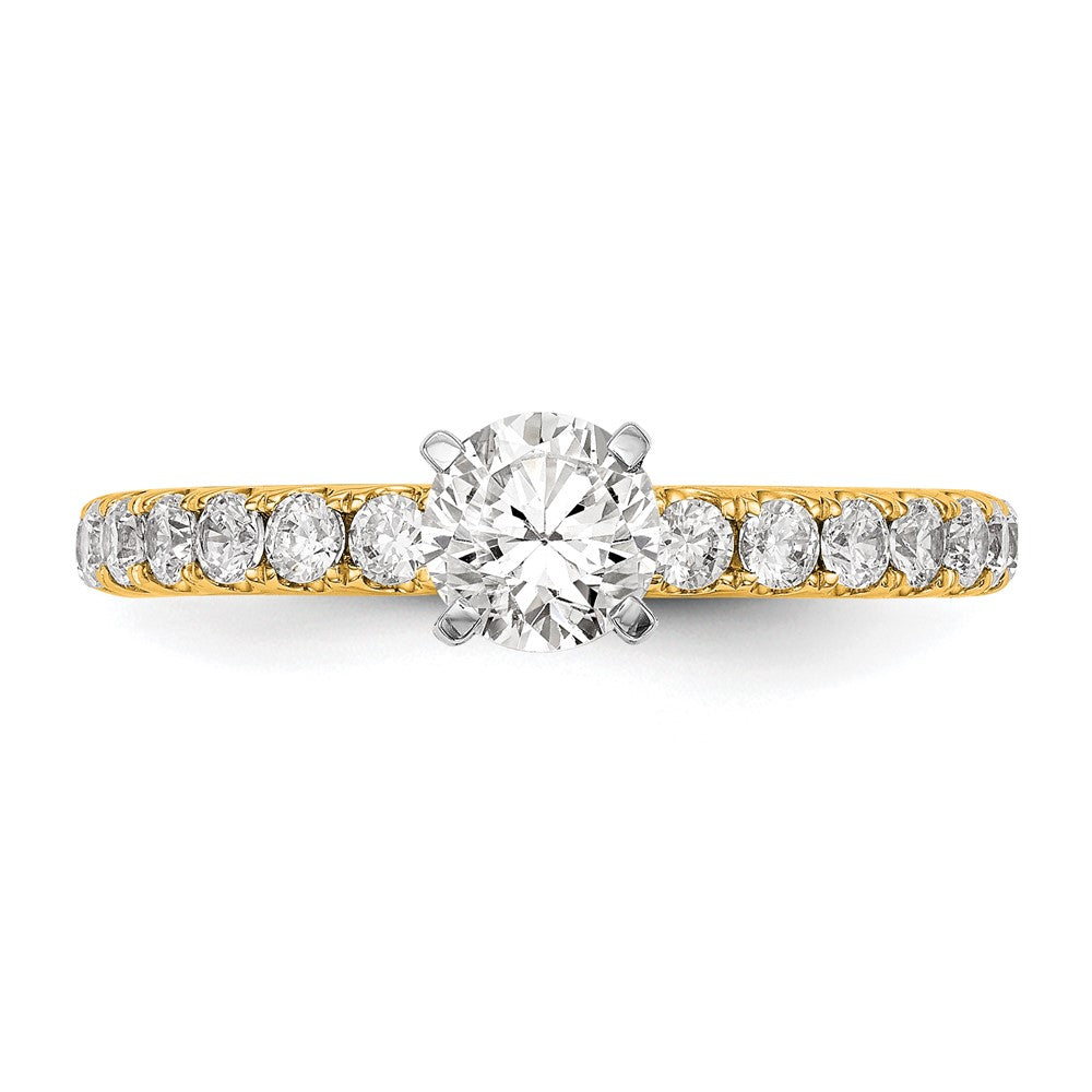 True Origin Lab Grown Diamond VS+ F+ Semi-Mount Peg Set Engagement Ring