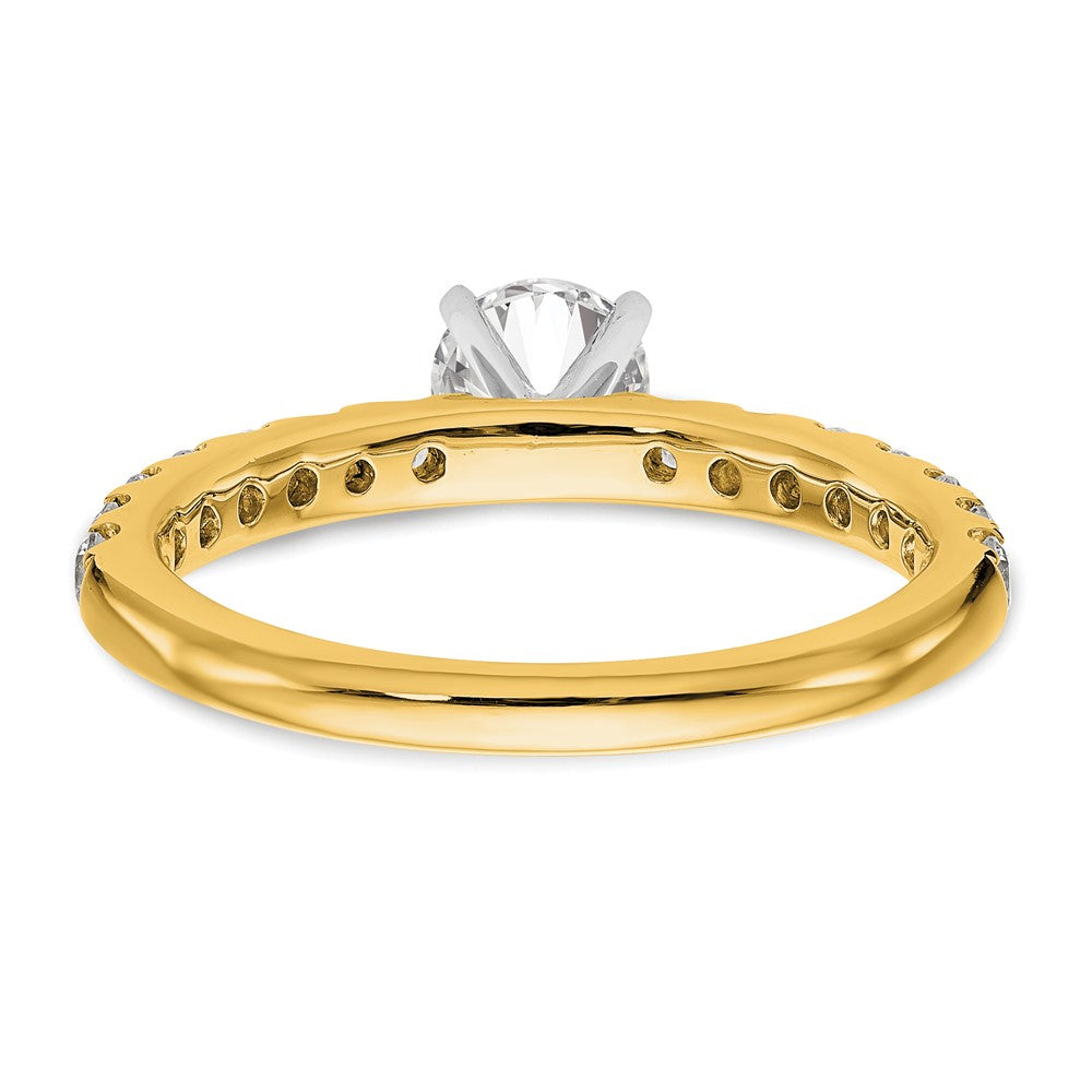 True Origin Lab Grown Diamond VS+ F+ Semi-Mount Peg Set Engagement Ring