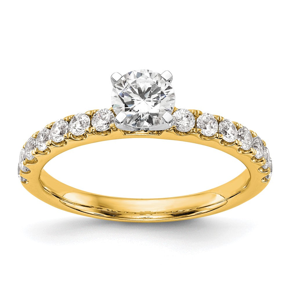 True Origin Lab Grown Diamond VS+ F+ Semi-Mount Peg Set Engagement Ring