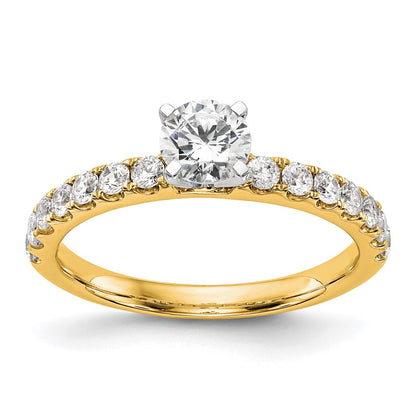 True Origin Lab Grown Diamond VS+ F+ Semi-Mount Peg Set Engagement Ring