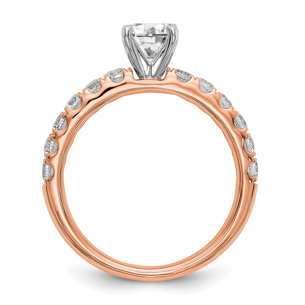 True Origin Lab Grown Diamond VS+ F+ Semi-Mount Peg Set Engagement Ring