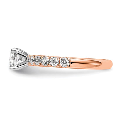 True Origin Lab Grown Diamond VS+ F+ Semi-Mount Peg Set Engagement Ring