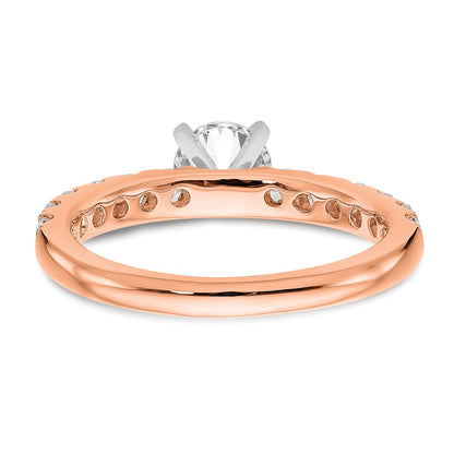 True Origin Lab Grown Diamond VS+ F+ Semi-Mount Peg Set Engagement Ring