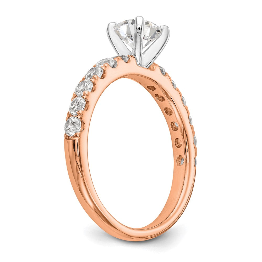 True Origin Lab Grown Diamond VS+ F+ Semi-Mount Peg Set Engagement Ring