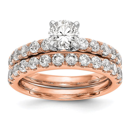True Origin Lab Grown Diamond VS+ F+ Semi-Mount Peg Set Engagement Ring