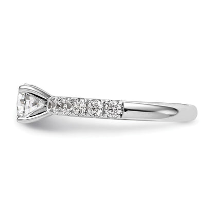 True Origin Lab Grown Diamond VS+ F+ Semi-Mount Peg Set Engagement Ring