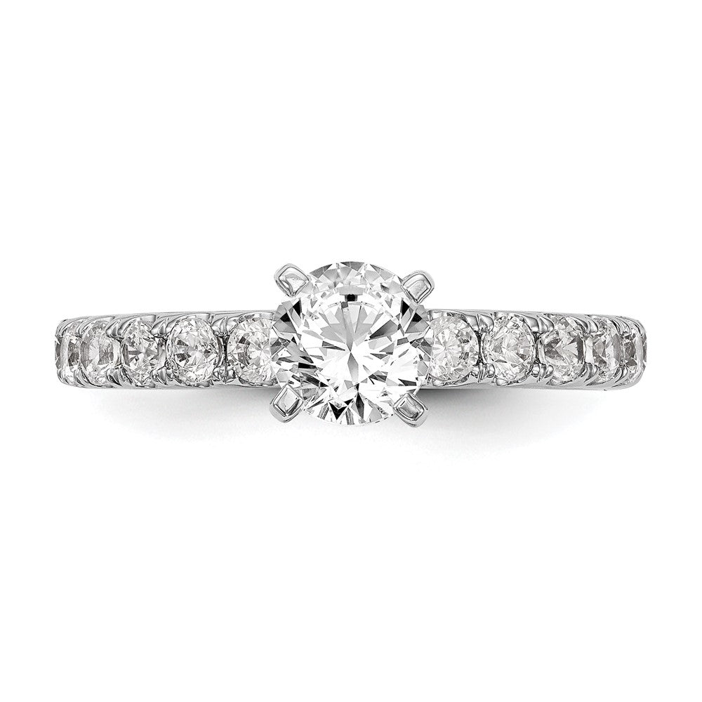 True Origin Lab Grown Diamond VS+ F+ Semi-Mount Peg Set Engagement Ring